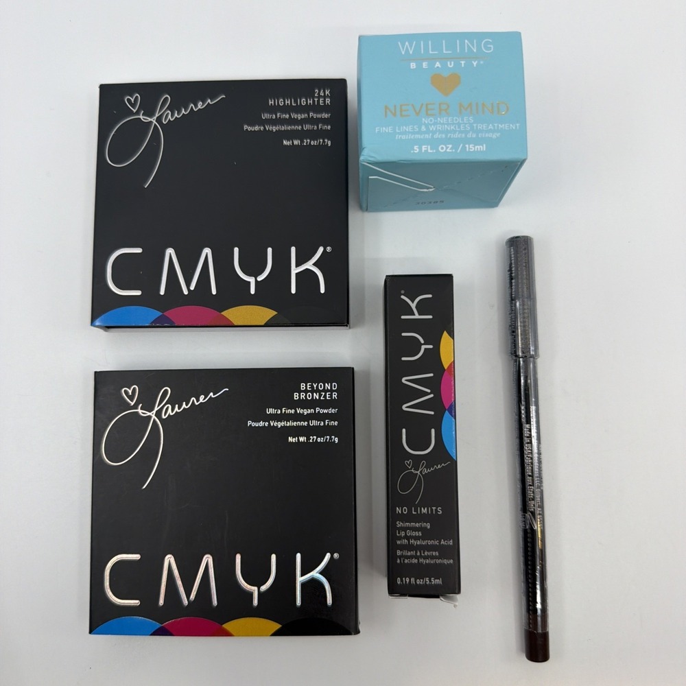 Willing Beauty Cosmetic Set Lip Pencil Never Mind Beyond Bronzer 24k Highlight